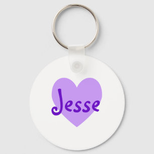Jesse in Purple Keychain