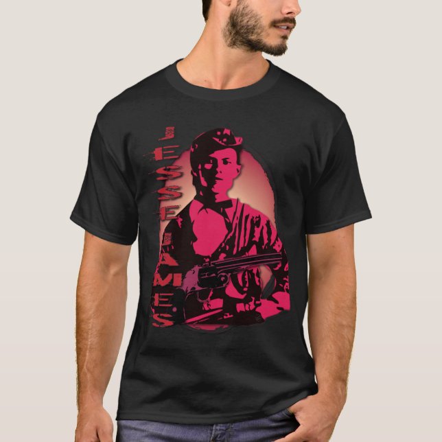 Jesse James Artsy T Shirt Design (Front)