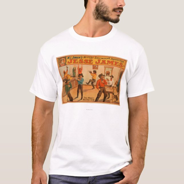 Jesse James Western Spectacular Production T-Shirt (Front)