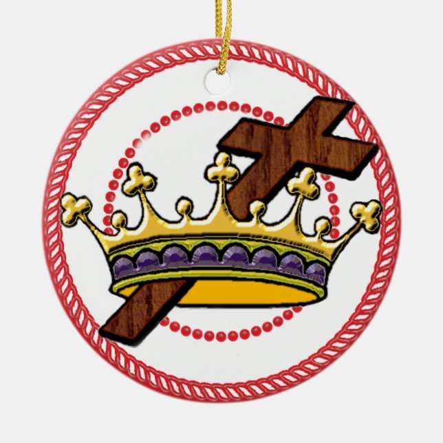 Jesse Tree Crown Ornament #2 (Front)