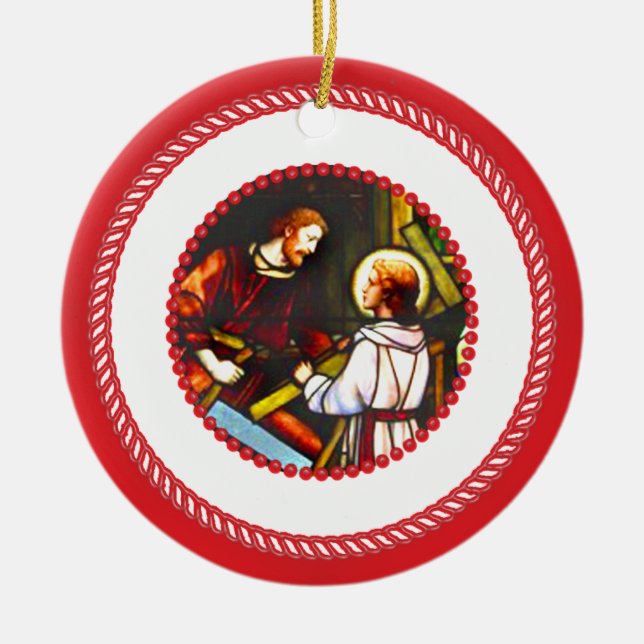Jesse Tree Joseph Carpenter Ornament #2 (Front)