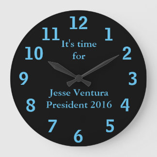 Jesse Ventura For President 2016 Large Clock