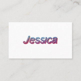 Jessica: A Modern Masterpiece Business Card