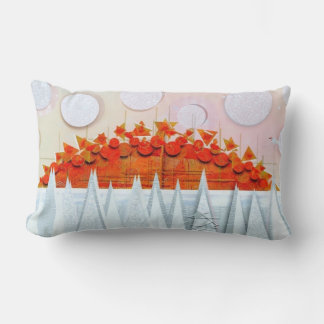 JESSICA ANNE FRANK "WINTER" Thank You Card Lumbar Pillow