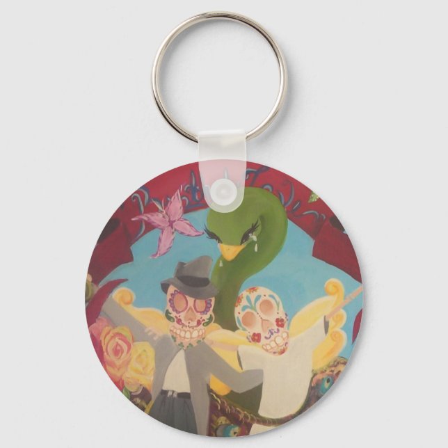 Jessica Cruz Brotherly Love keychain (Front)