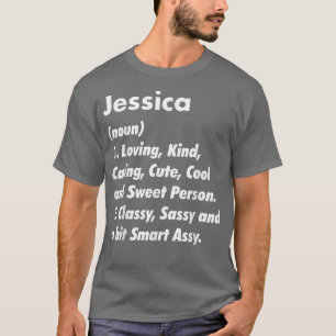 Jessica Definition Personalized Funny Birthday Gif T-Shirt
