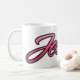 Jessica faded pink cup tea cup coffee cup