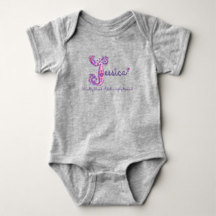 Jessica girls name & meaning J monogram shirt