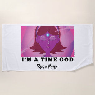 Jessica - I Am A Time God Beach Towel