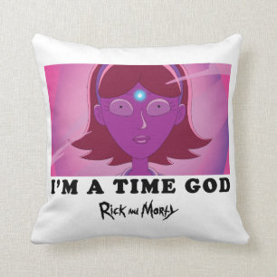 Jessica - I Am A Time God Throw Pillow