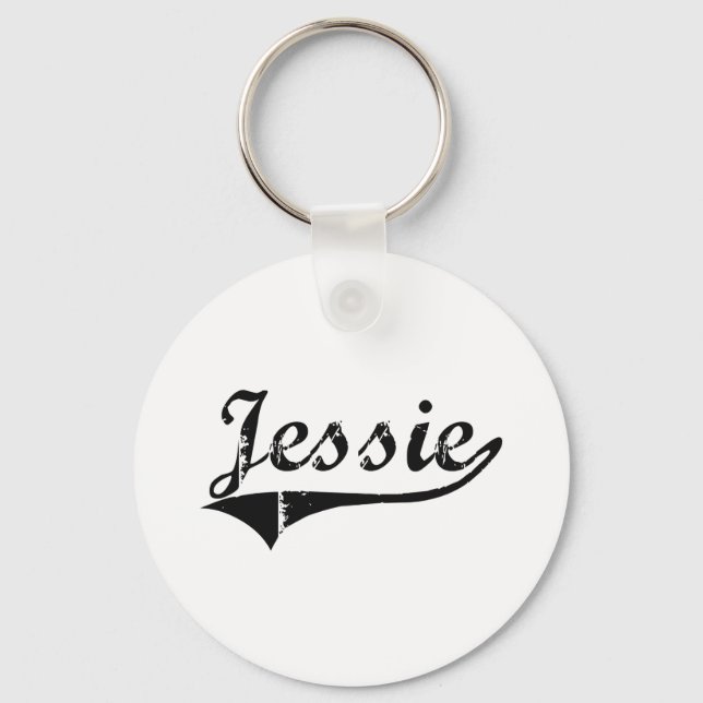 Jessie Classic Style Name Keychain (Front)