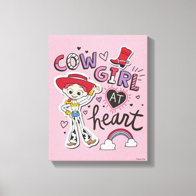 Jessie "Cowgirl At Heart" Canvas Print (Front)