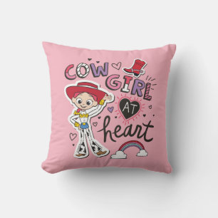 Jessie "Cowgirl At Heart" Throw Pillow