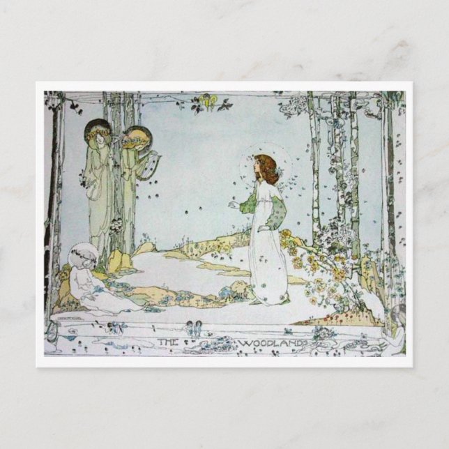 Jessie M. King - The Woodland Postcard (Front)