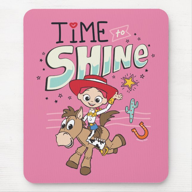 Jessie "Time To Shine" Mouse Pad (Front)