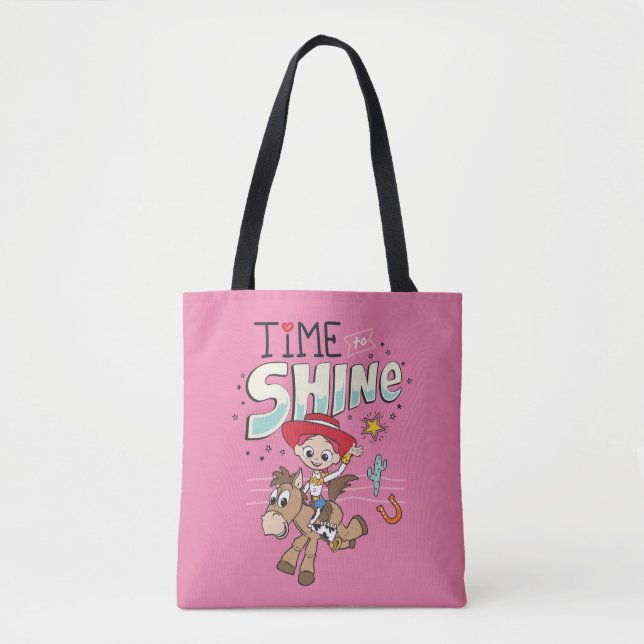 Jessie "Time To Shine" Tote Bag (Front)