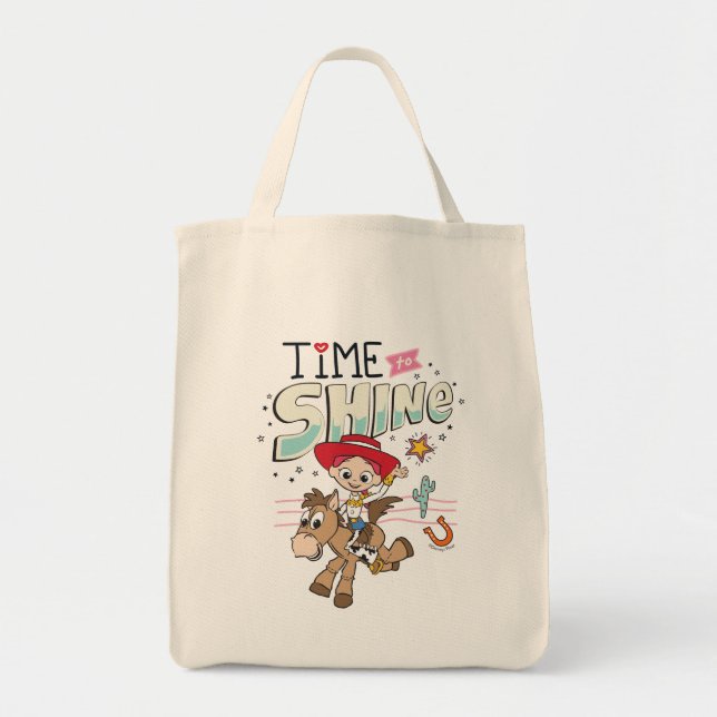 Jessie "Time To Shine" Tote Bag (Front)