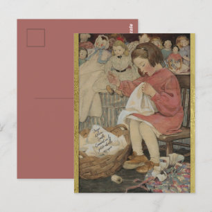 Jessie Wilcox Smith Comment va la Petite Abeille Postcard