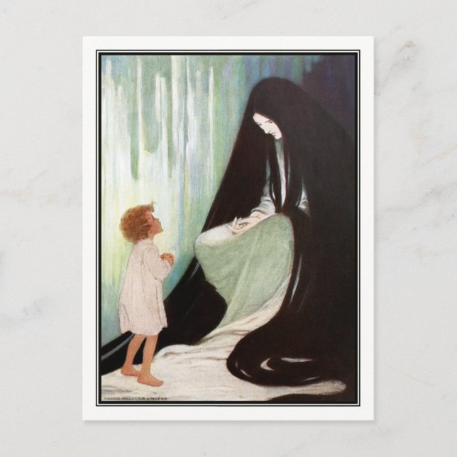 Jessie Willcox Smith - Diamond and the North Wind Postcard (Front)