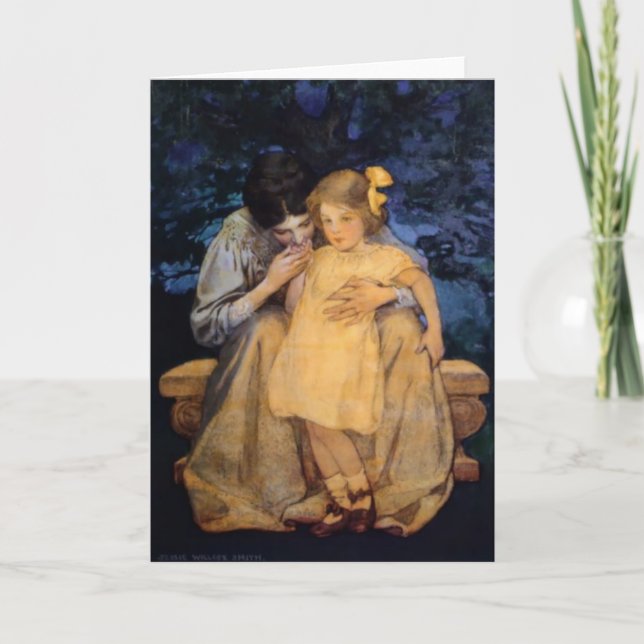 Jessie Willcox Smith Mother and Child Mother's Day Card (Front)