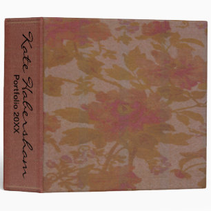 Jessops Field Floral Old Vintage Monogram Binder