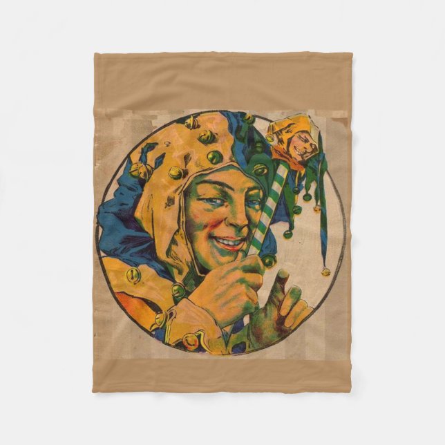 jester from the 1920s fleece blanket (Front)
