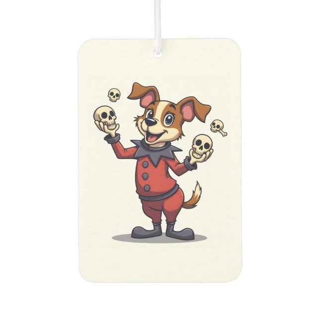 Jester Jack Russell Air Freshener (Front)