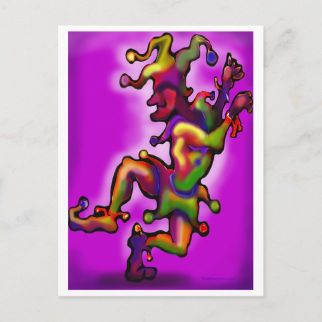Jester Postcard (Front)