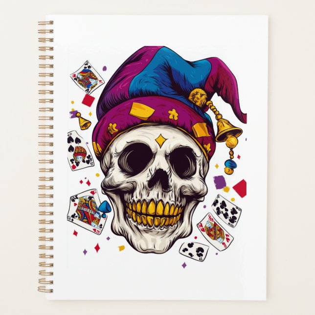 Jester Skull Trickster Planner (Front)