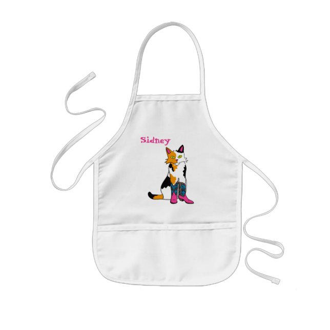 Jester the cat apron (Front)