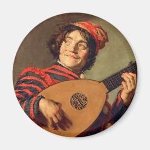 Jester with a Lute Magnet