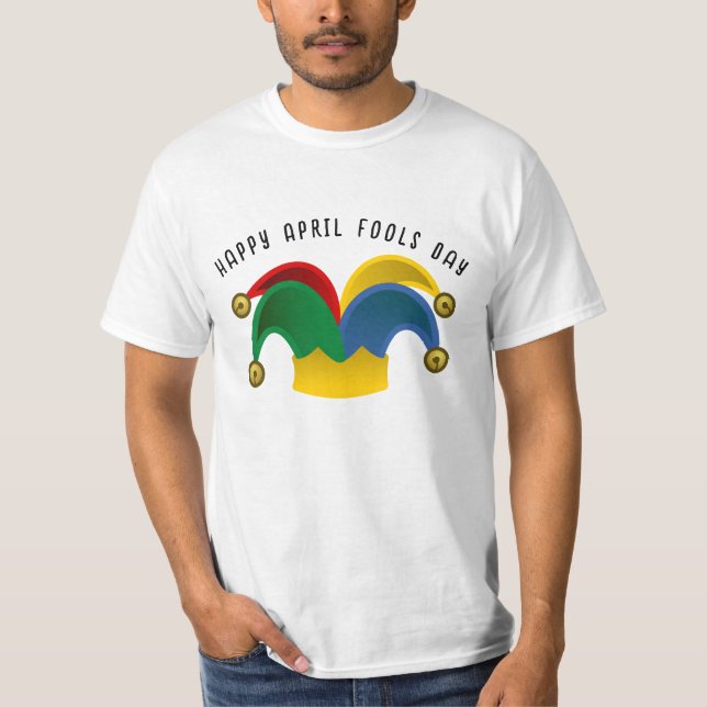 Jesters Hat April Fool's Day T-Shirt (Front)