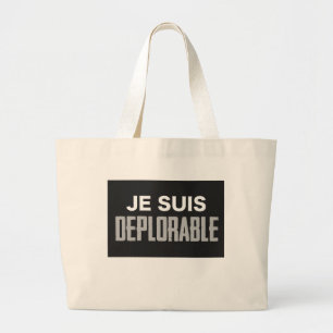 JeSuisDeplorable Large Tote Bag