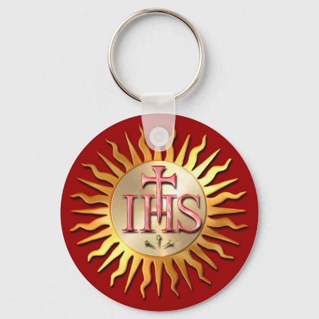 Jesuit Seal Keychain (Front)