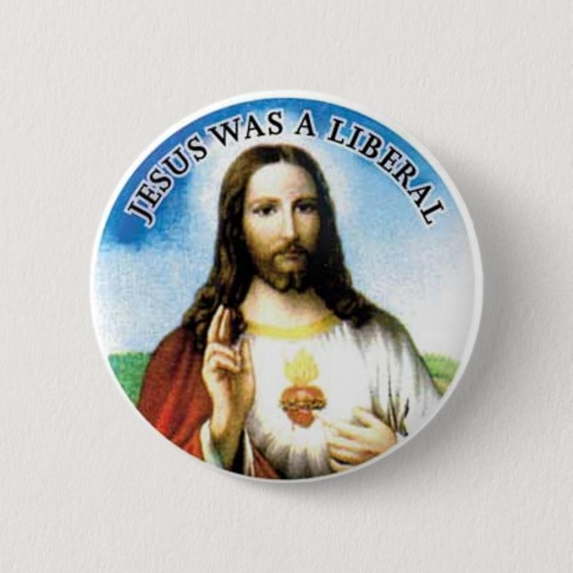 Jesus 2 Inch Round Button (Front)