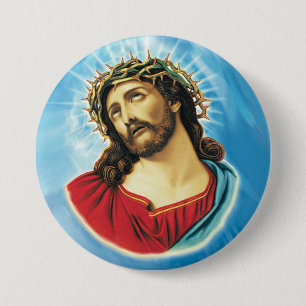 Jesus 3 Inch Round Button