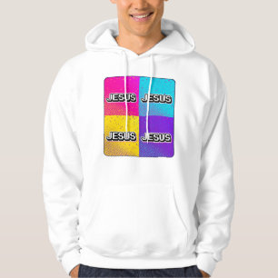 JESUS - 4 Square Hoodie