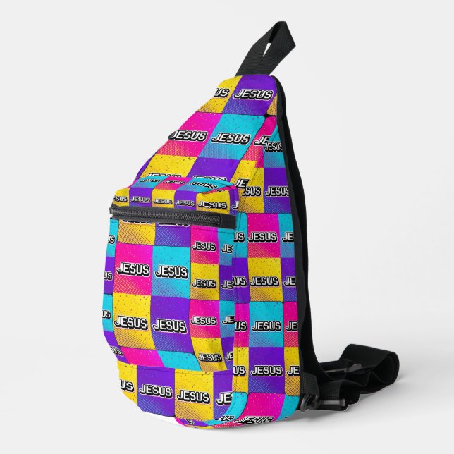 JESUS - 4 Square  Sling Bag (Right Corner)