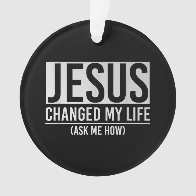Jésus A Changé Ma Vie Demandez-Moi Comment Jésus (devant)