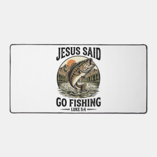 Jésus a dit allez pêcher Vintage Bass Chrétien