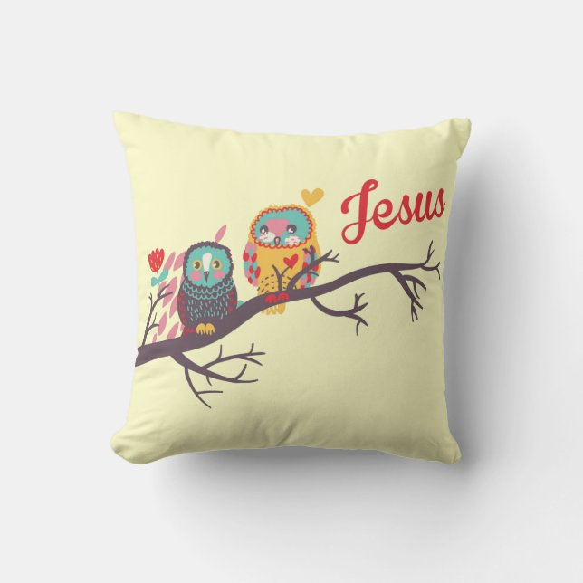 Jésus a inspiré le coussin d'accent (Recto)