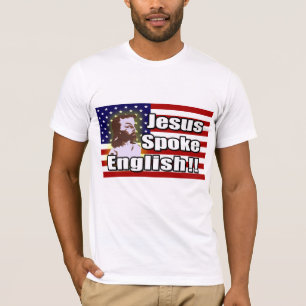Jésus a parlé anglais ! T-shirt des syndicats