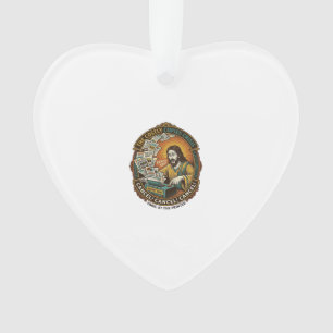 Jesus Accidental 100 Colour Copies Printer Mistake Ornament