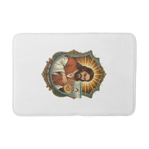 Jesus Accidental Video Call Dial Social Media Pani Bath Mat
