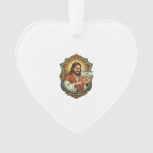 Jesus Accidental Video Call Dial Social Media Pani Ornament