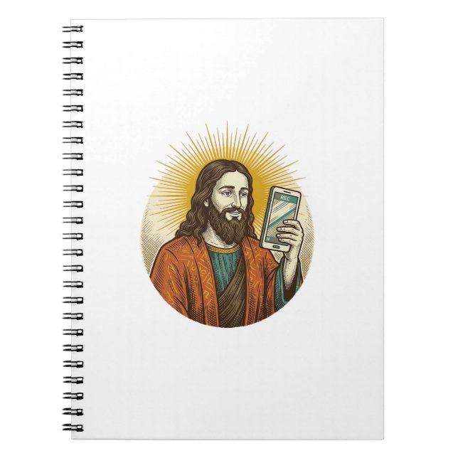 Jesus Accidental Video Instead Of Photo Camera Fai Notebook (Front)
