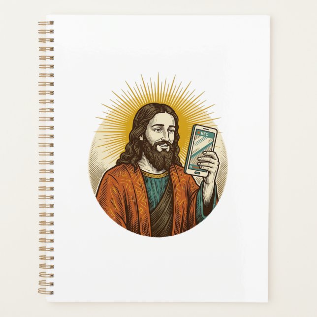 Jesus Accidental Video Instead Of Photo Camera Fai Planner (Front)