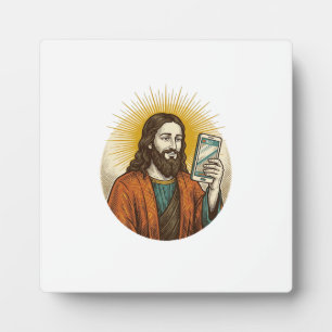 Jesus Accidental Video Instead Of Photo Camera Fai Plaque