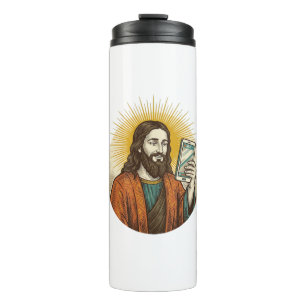 Jesus Accidental Video Instead Of Photo Camera Fai Thermal Tumbler