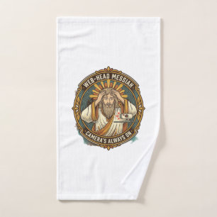 Jesus Accidental Video On Bedhead Morning Meeting  Hand Towel